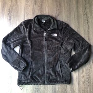 The North Face Osito Fuzzy Jacket Women’s S Black Fleece Full Zip Outdoors Warm